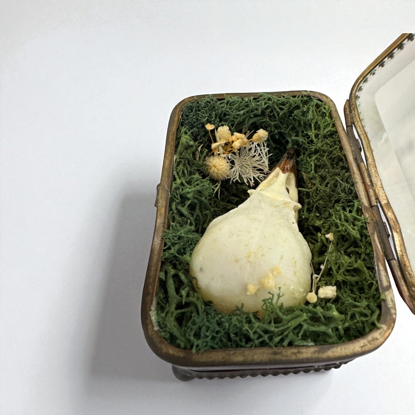 Vintage Glass Trinket Boxes