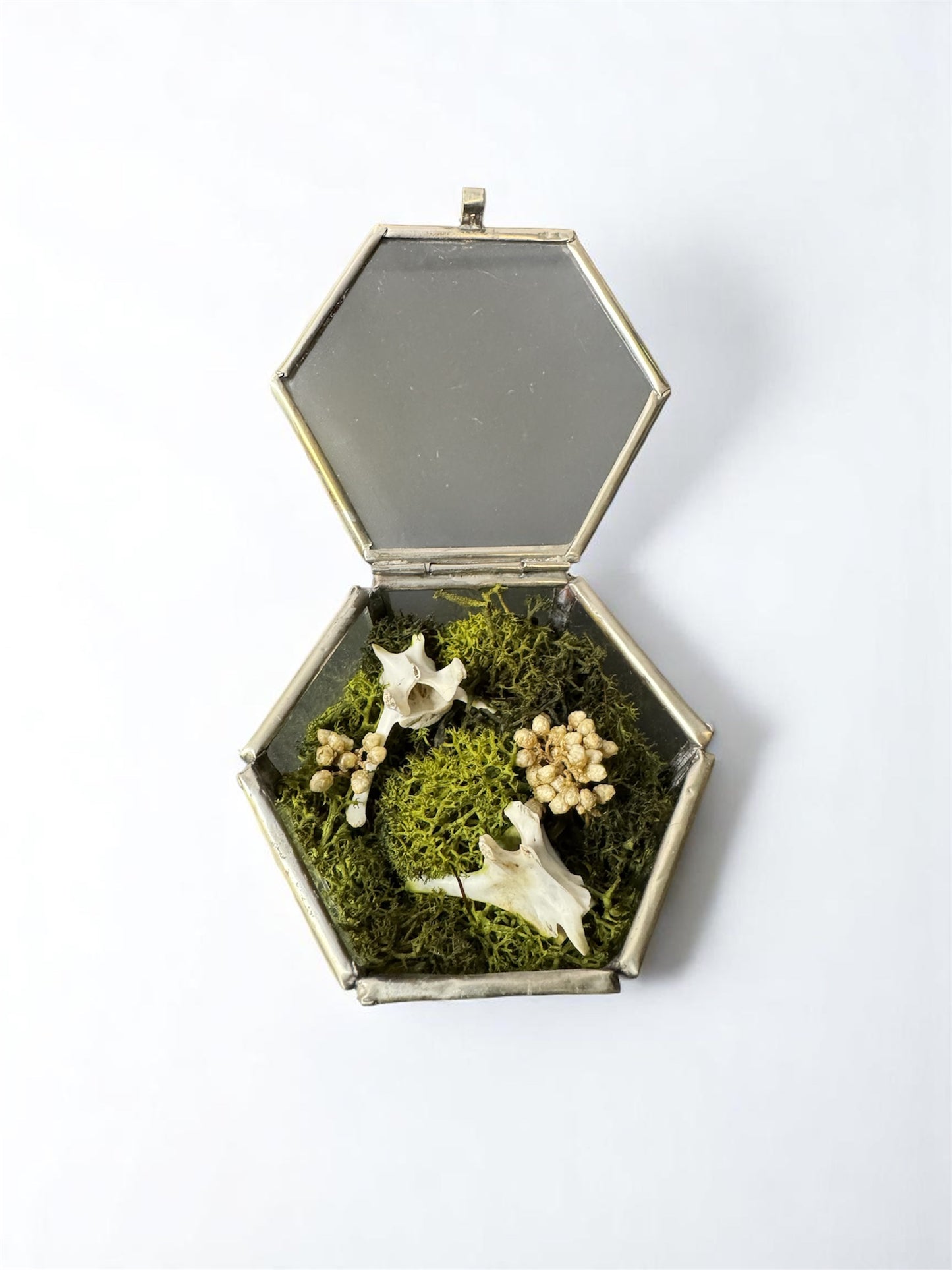 Vintage Glass Trinket Boxes