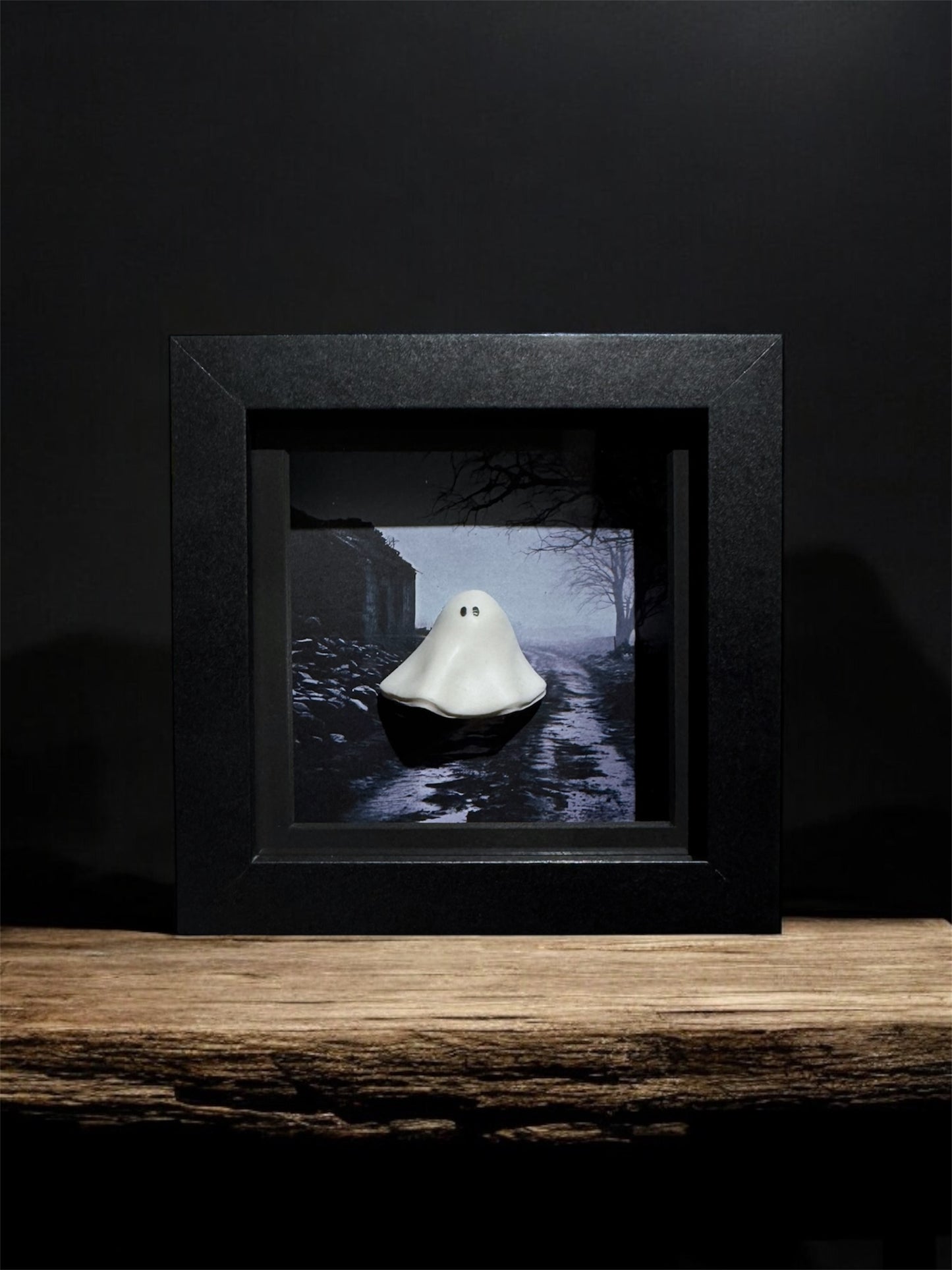Abandoned House Ghost Box (White or Black Frame)