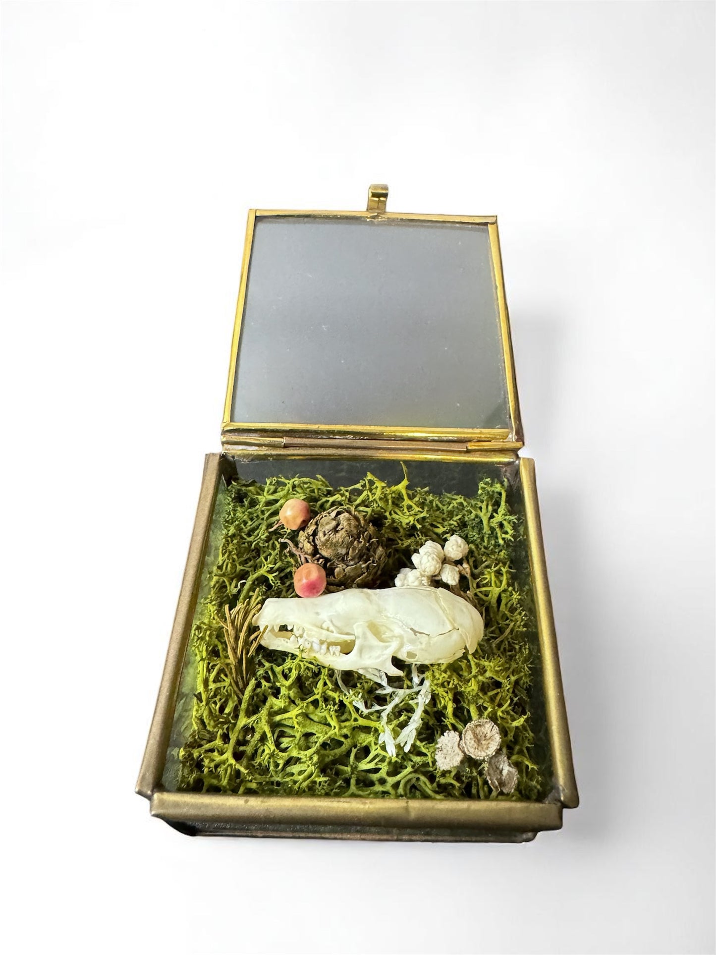 Vintage Glass Trinket Boxes