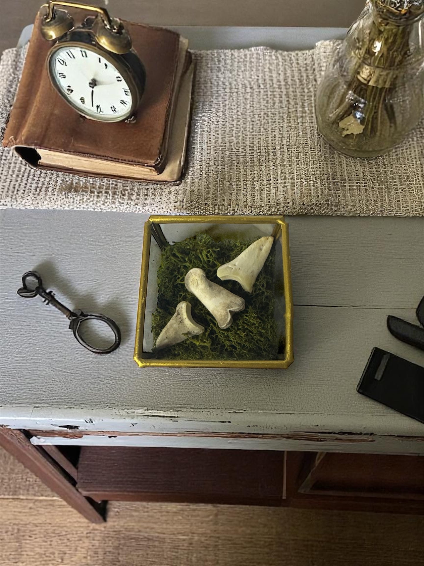 Vintage Glass Trinket Boxes