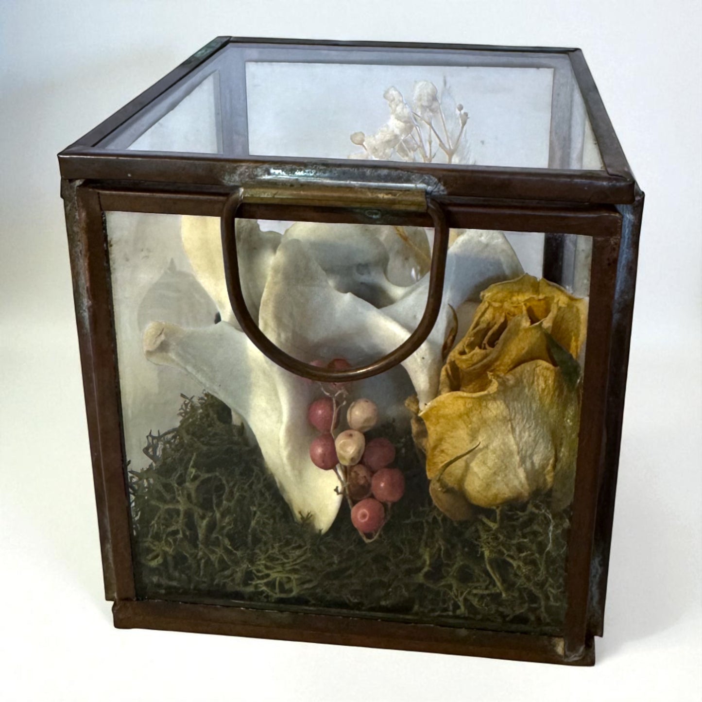 Vintage Glass Trinket Boxes