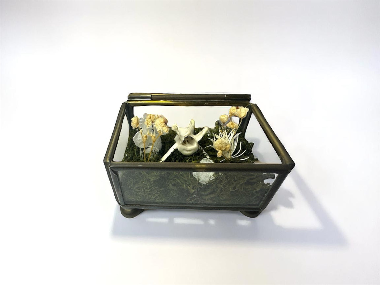 Vintage Glass Trinket Boxes