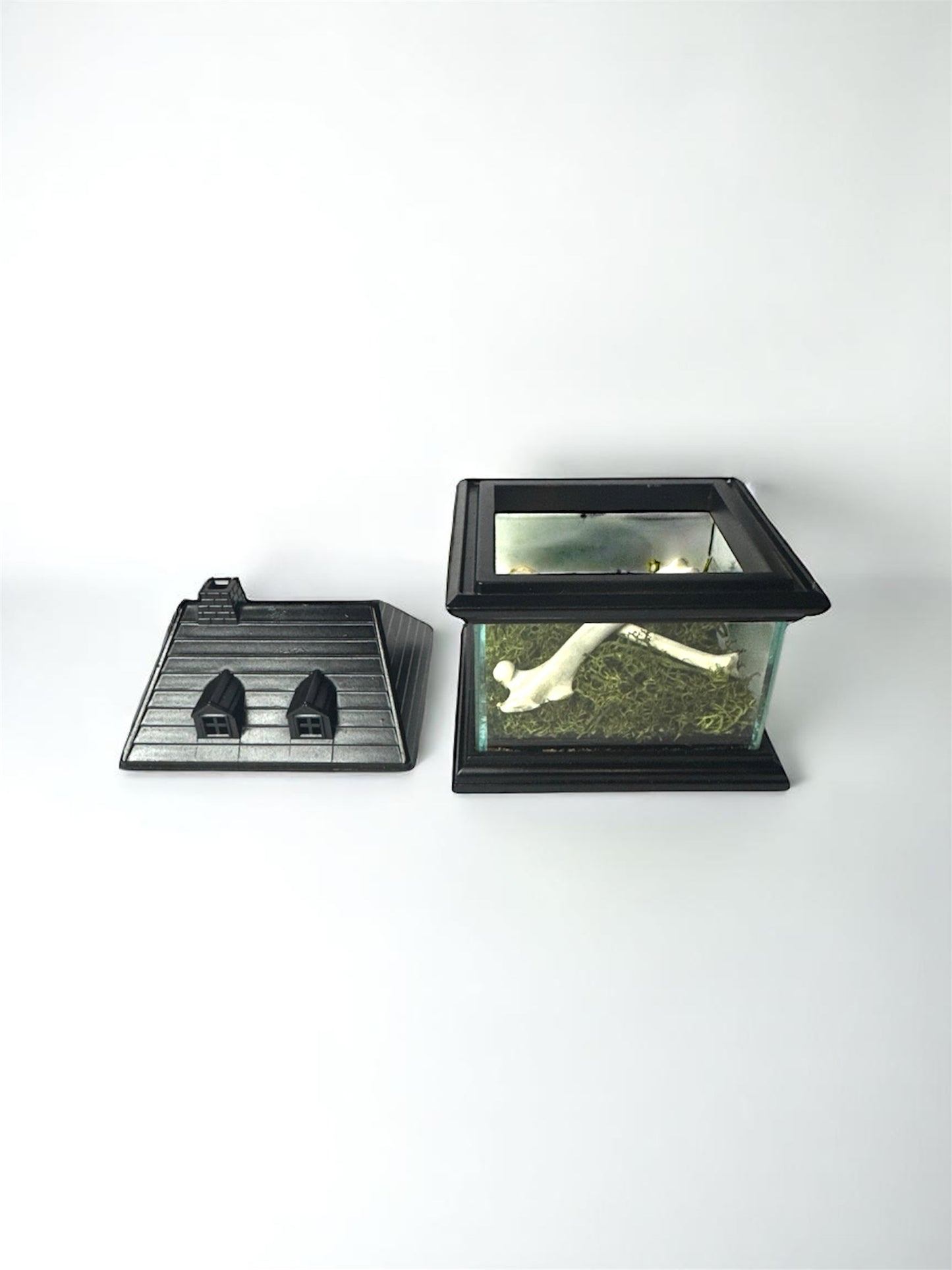 Vintage Glass Trinket Boxes