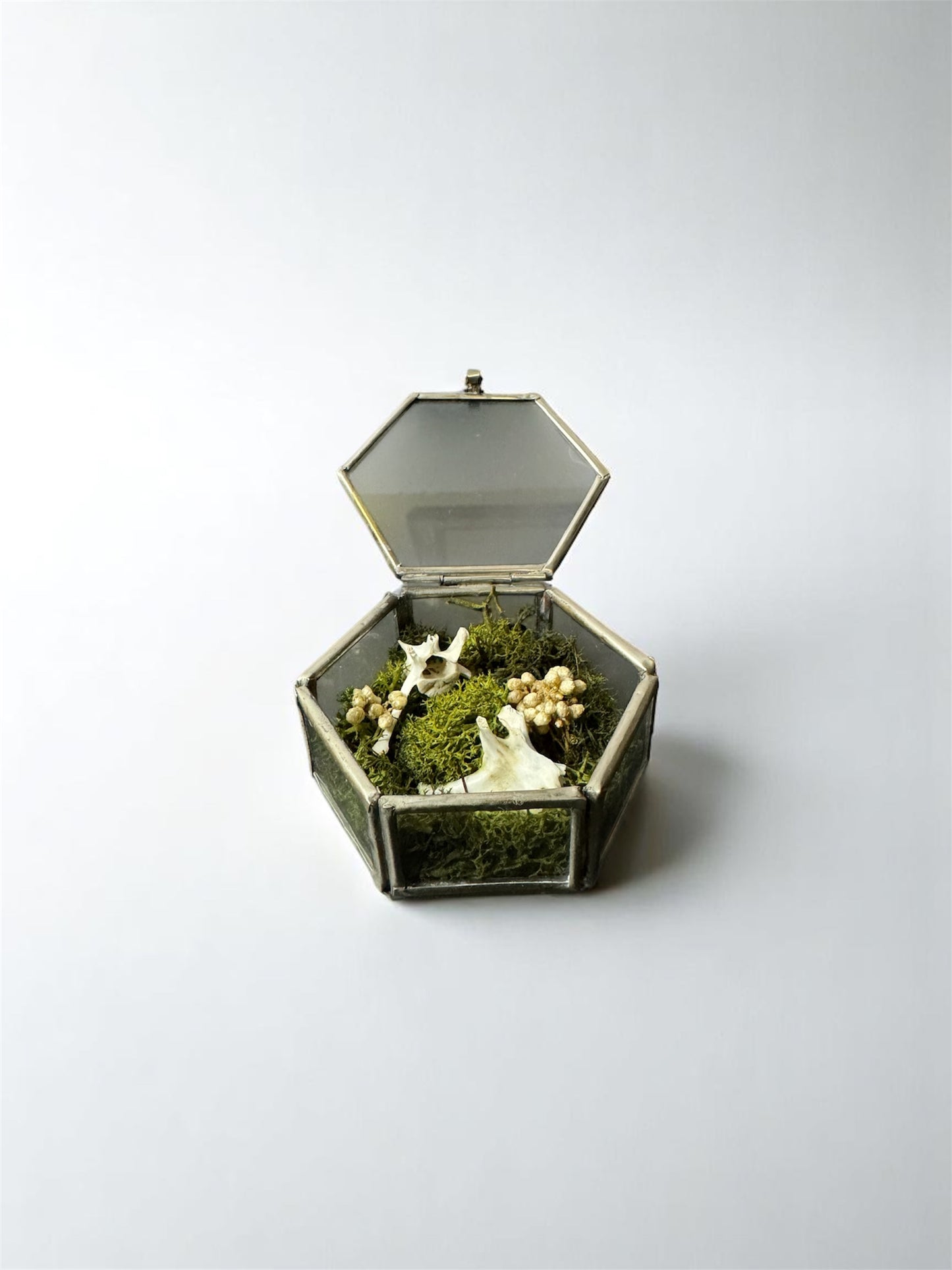Vintage Glass Trinket Boxes
