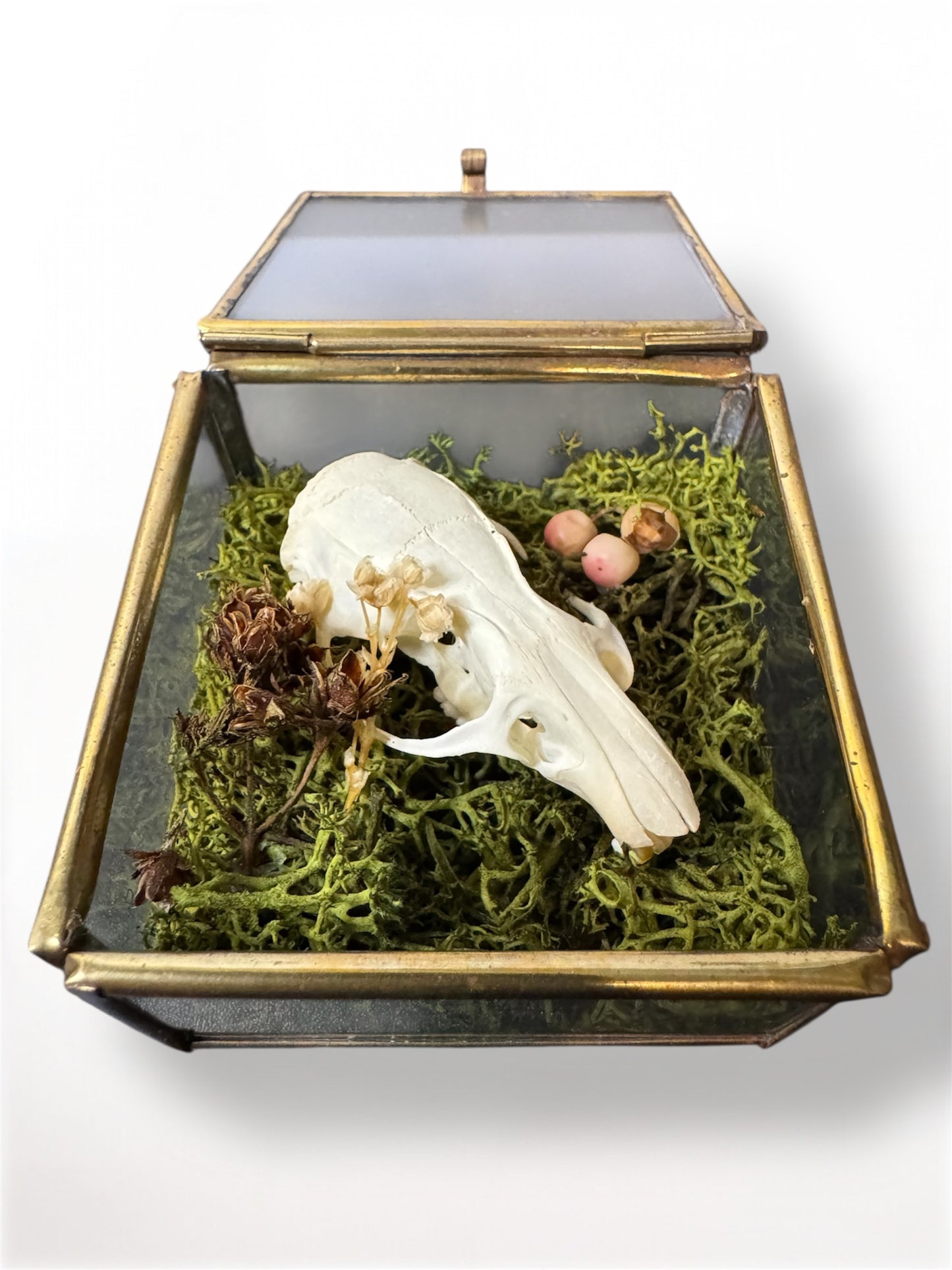 Vintage Glass Trinket Boxes