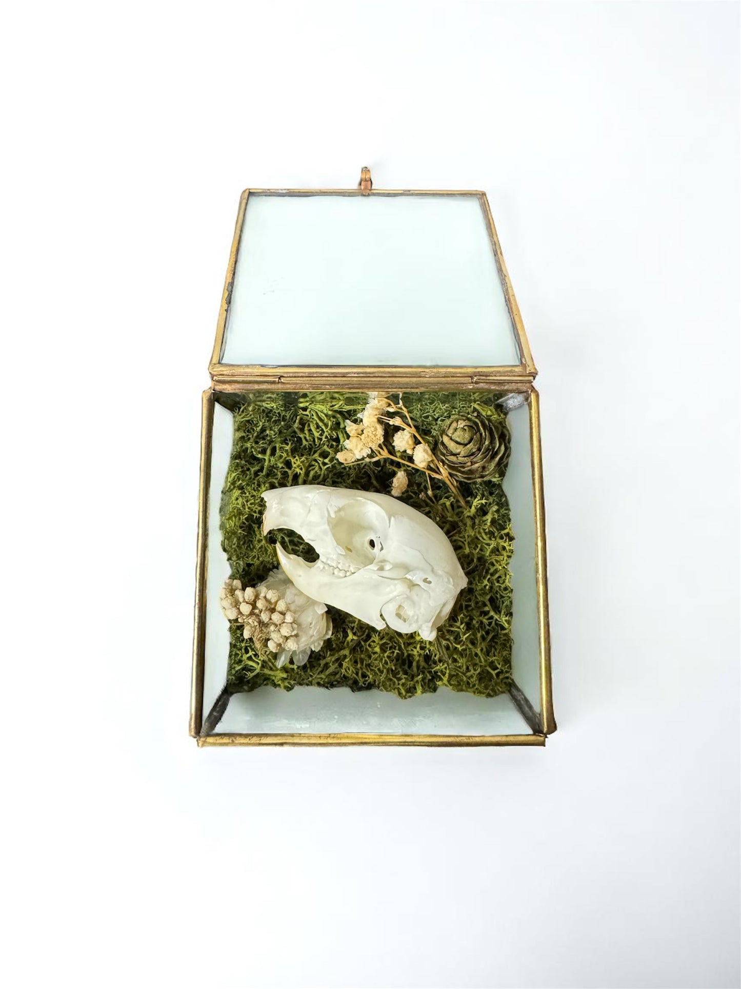 Vintage Glass Trinket Boxes