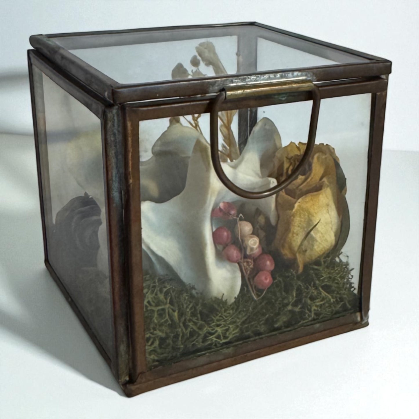Vintage Glass Trinket Boxes