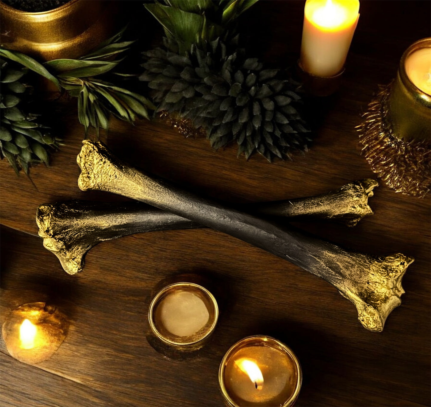 Gold & Black Crossbone Sets