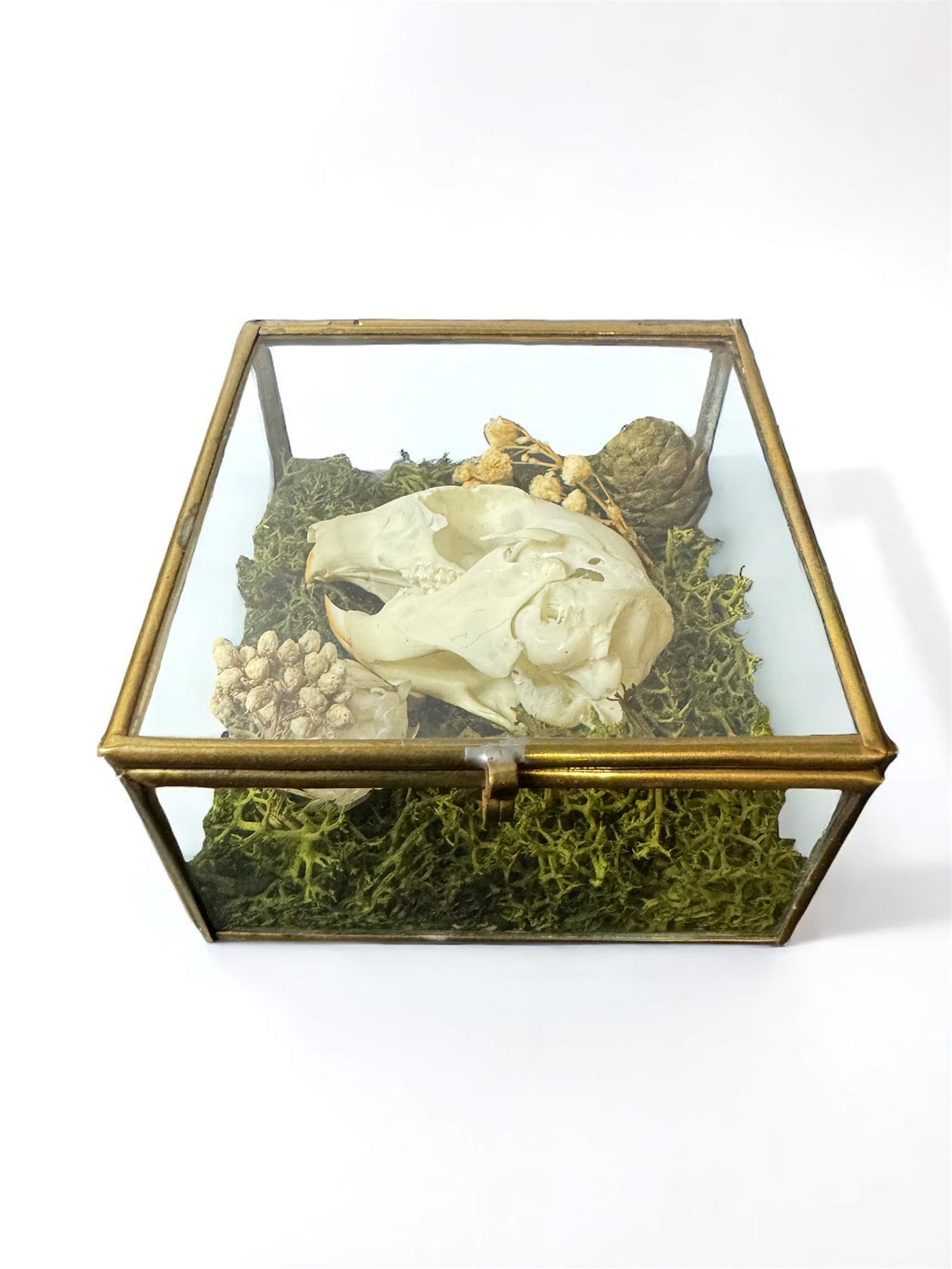 Vintage Glass Trinket Boxes