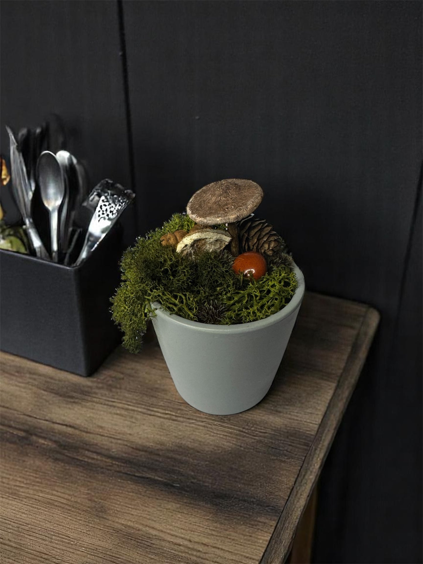 Textured Top Shroom Pot