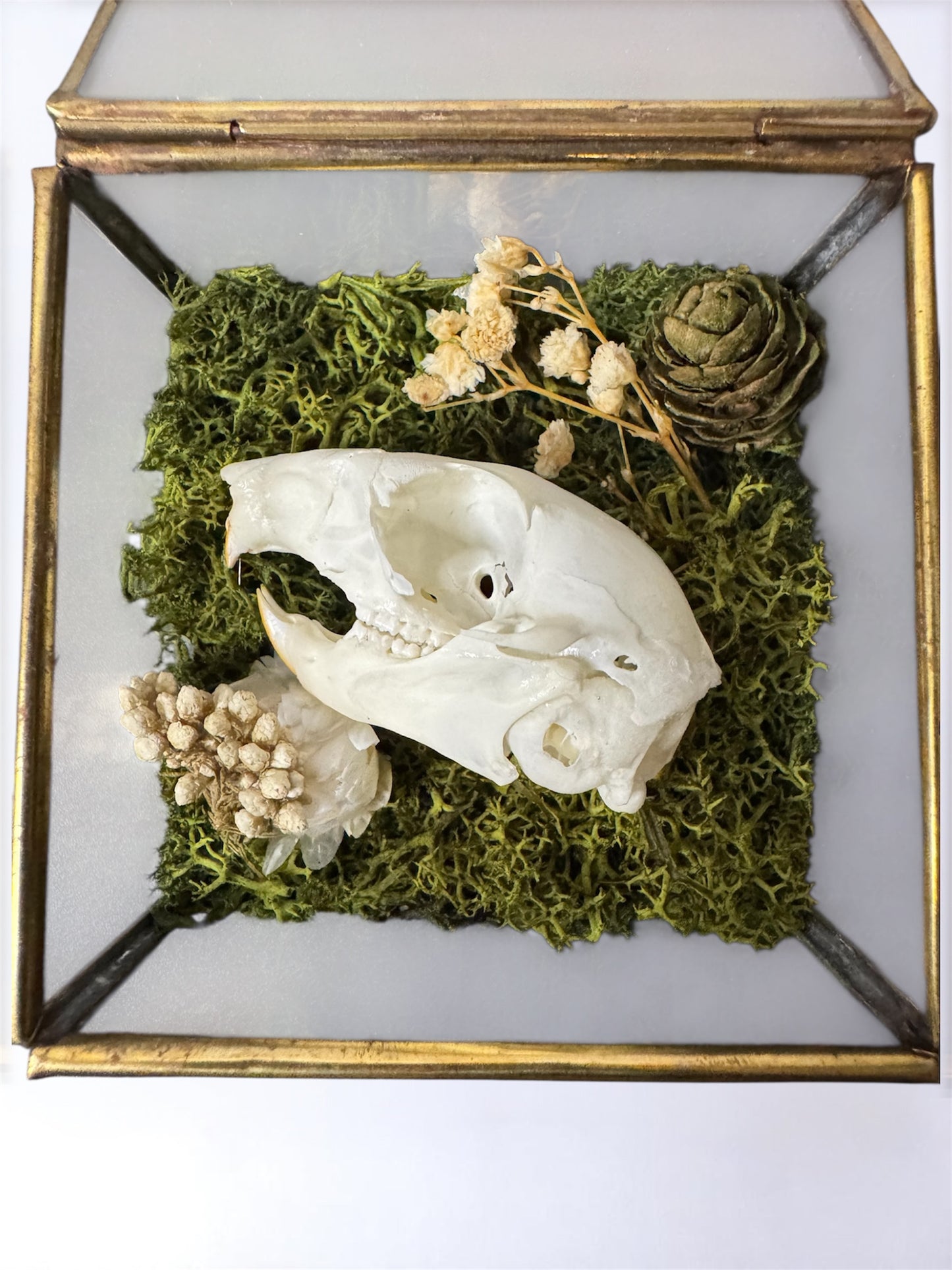 Vintage Glass Trinket Boxes