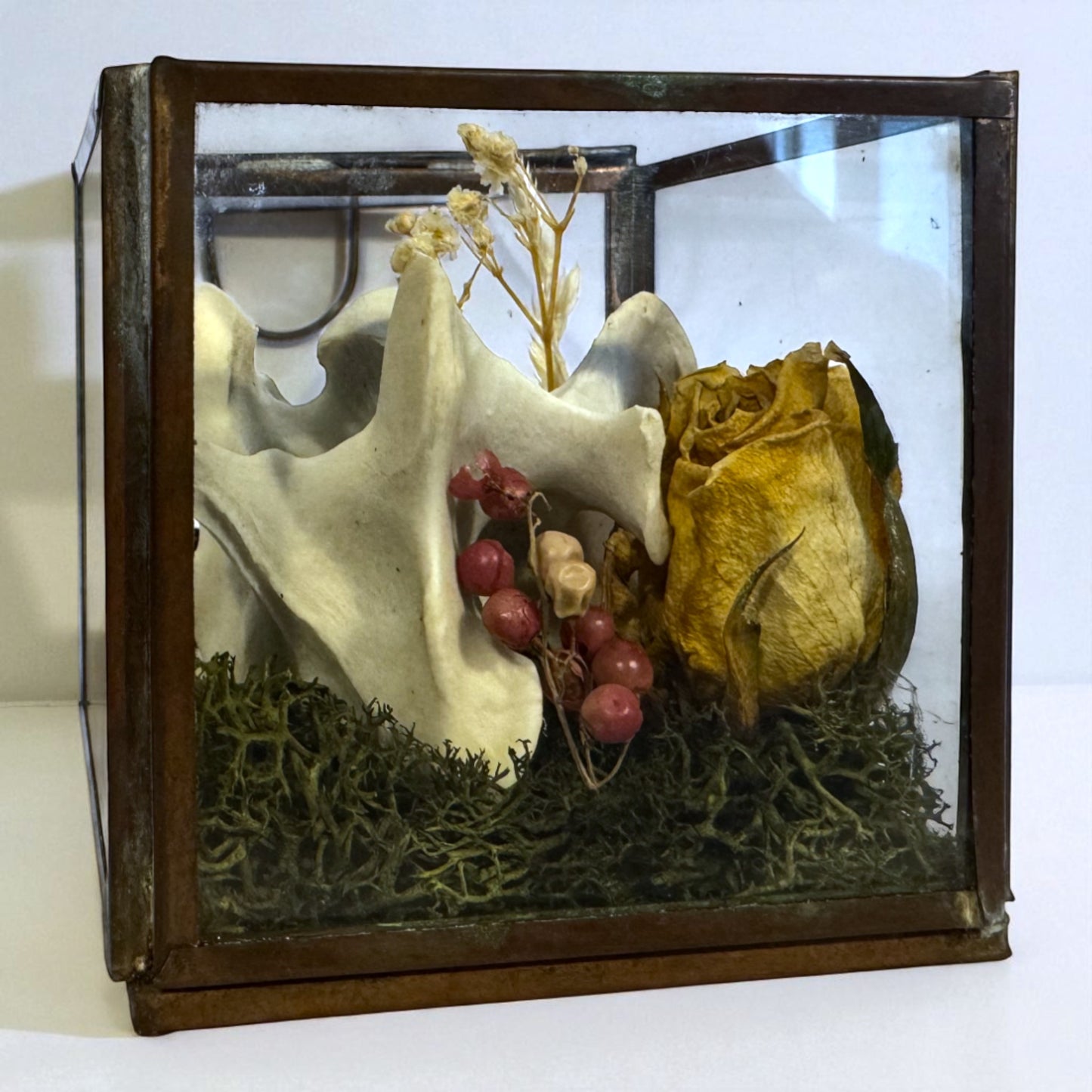 Vintage Glass Trinket Boxes