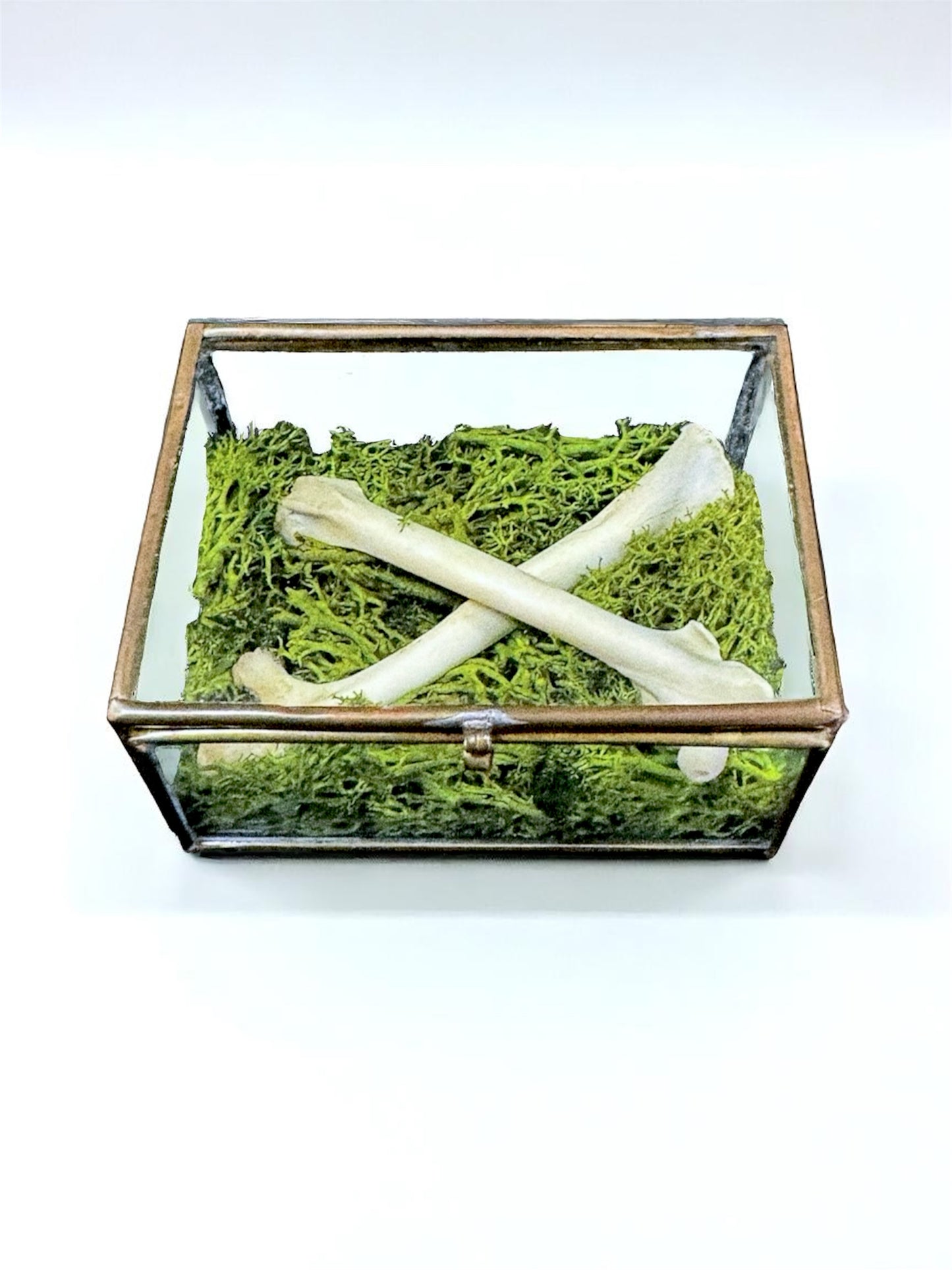Vintage Glass Trinket Boxes