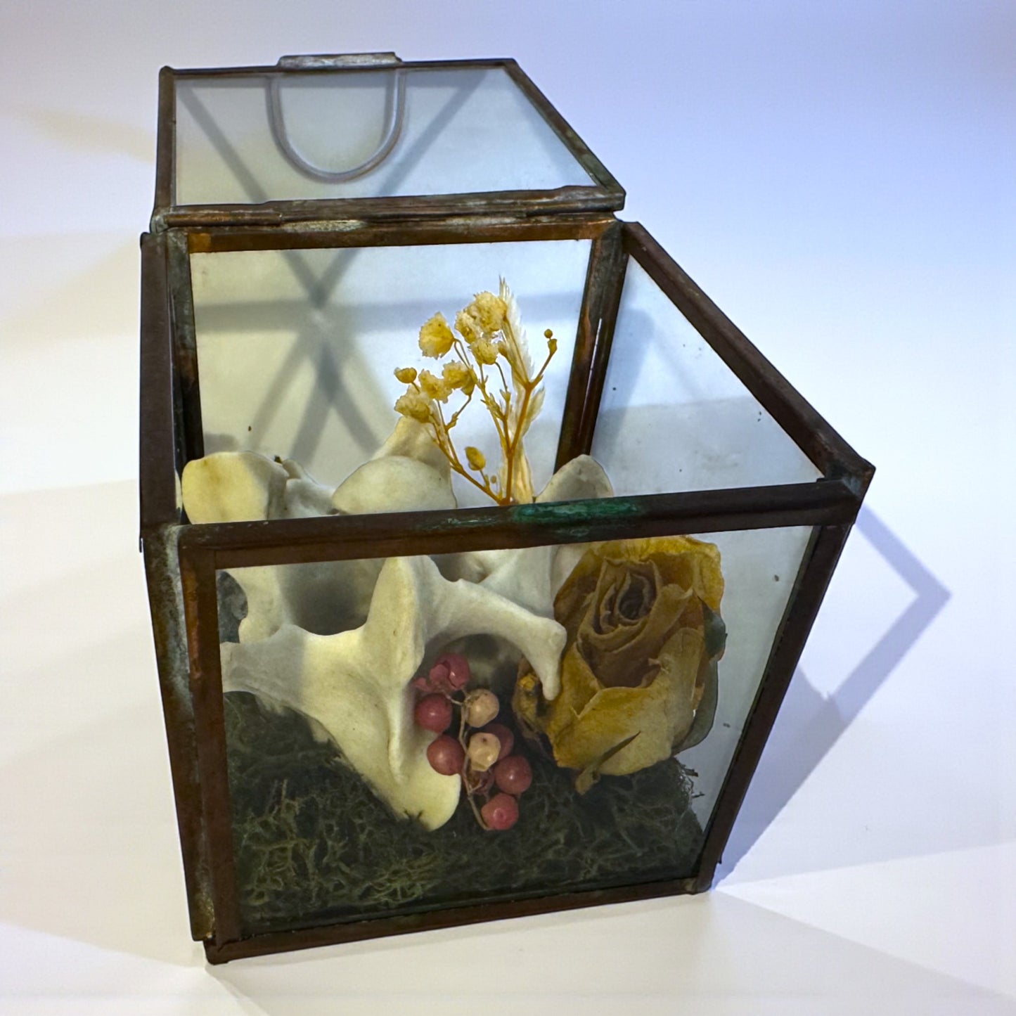 Vintage Glass Trinket Boxes