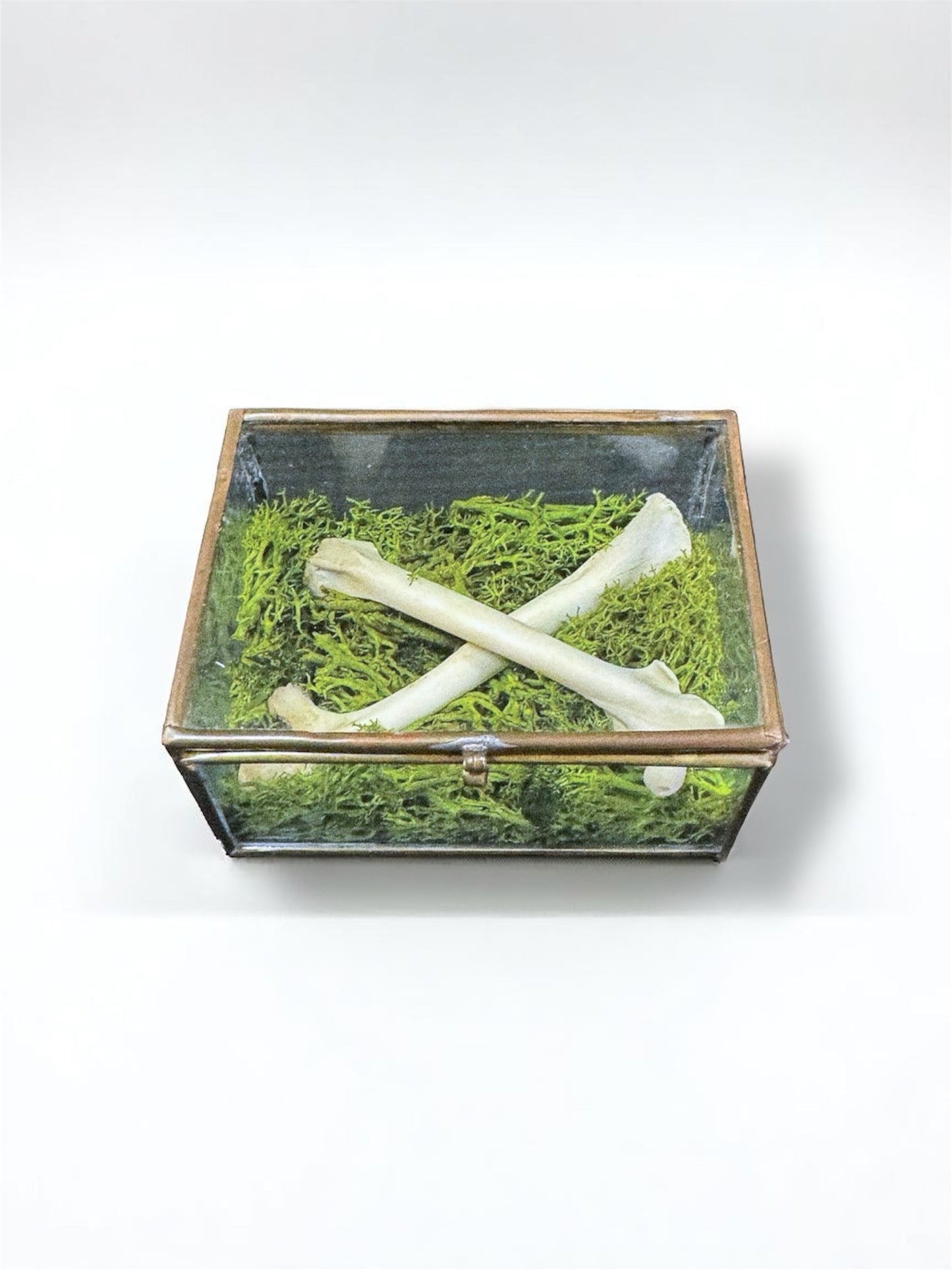 Vintage Glass Trinket Boxes