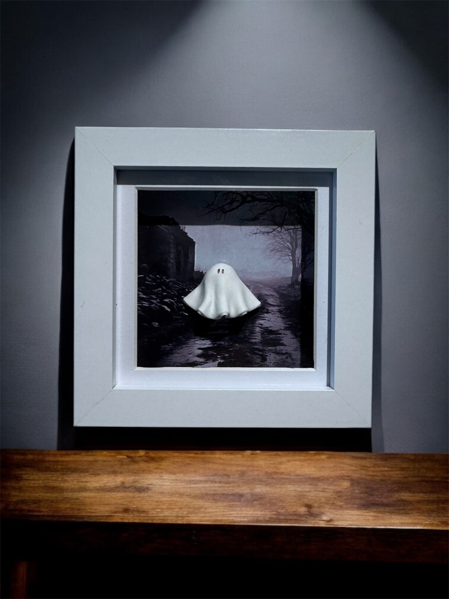 Abandoned House Ghost Box (White or Black Frame)