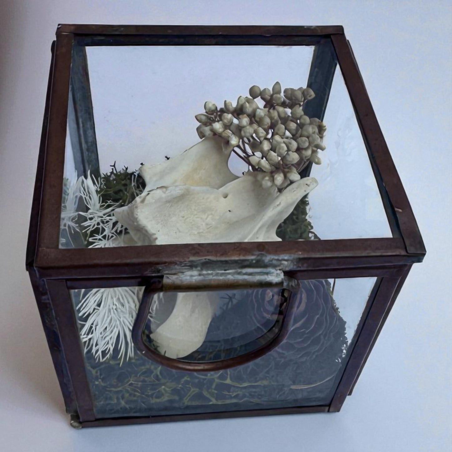 Vintage Glass Trinket Boxes