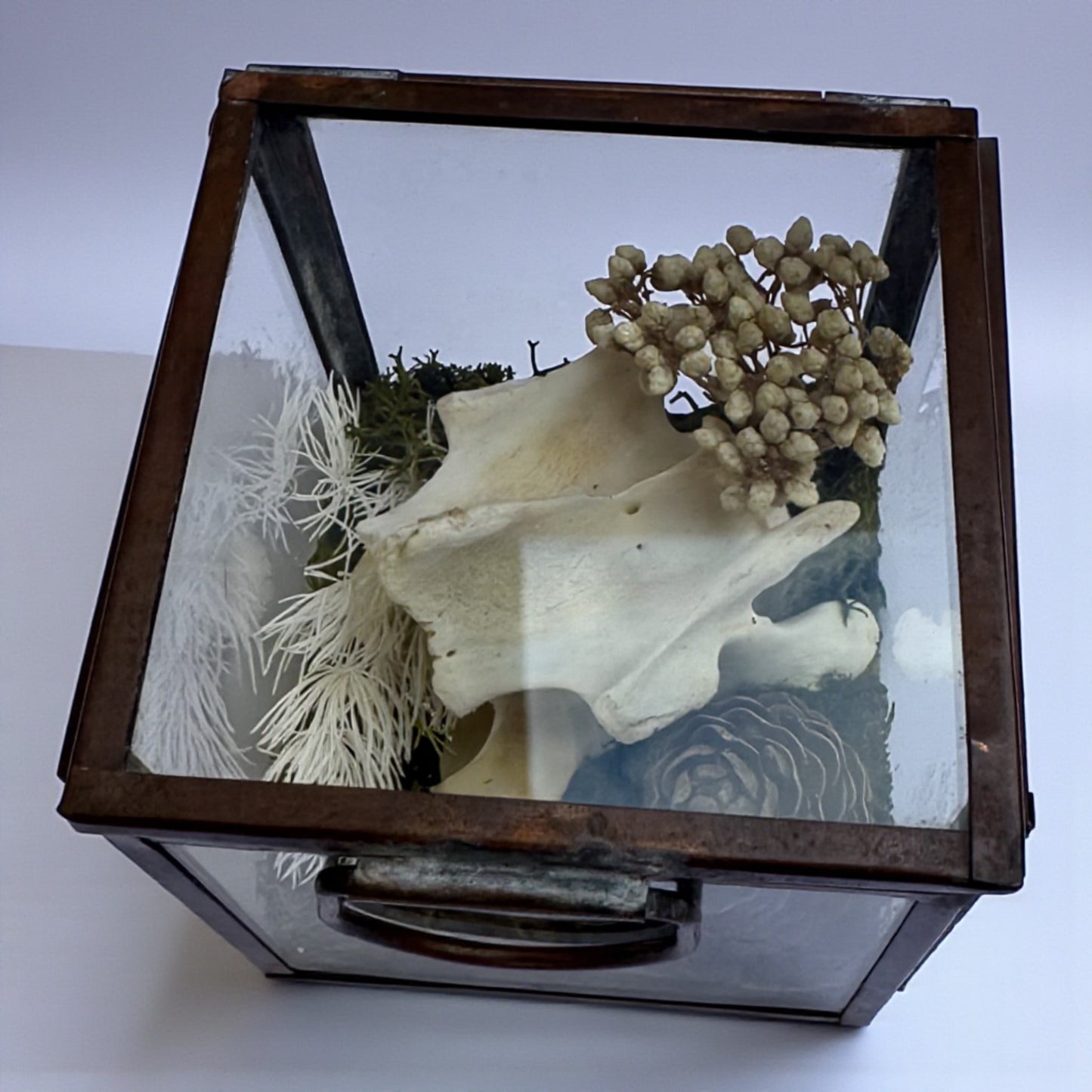 Vintage Glass Trinket Boxes