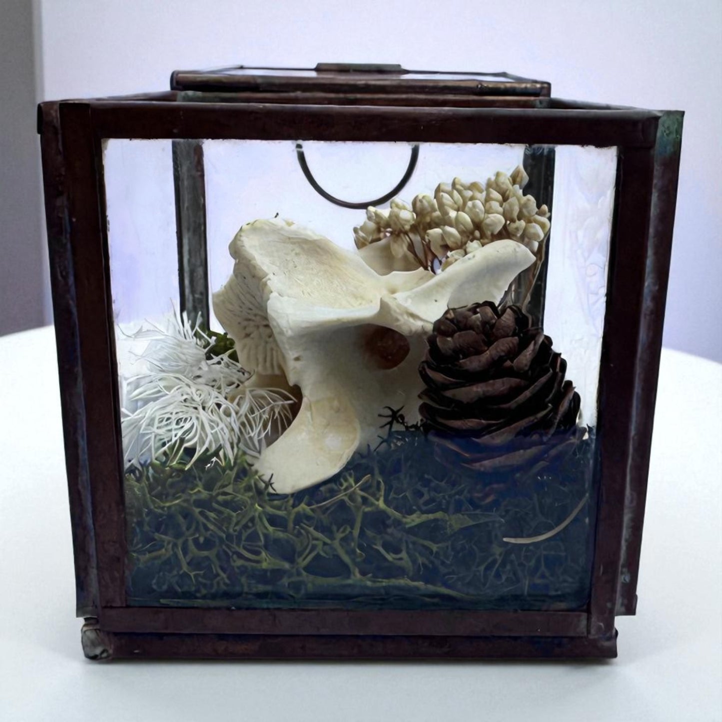 Vintage Glass Trinket Boxes