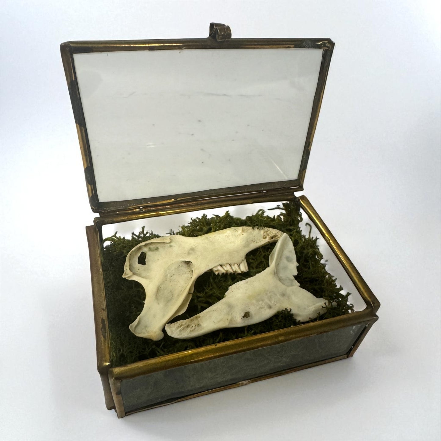 Vintage Glass Trinket Boxes