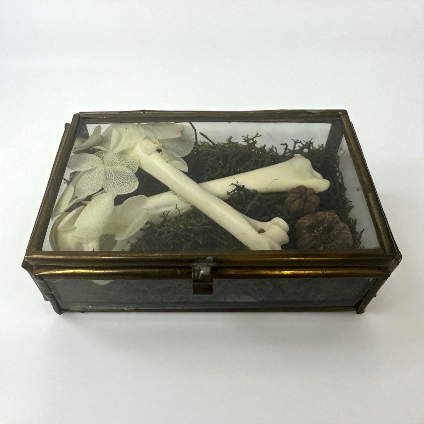 Vintage Glass Trinket Boxes