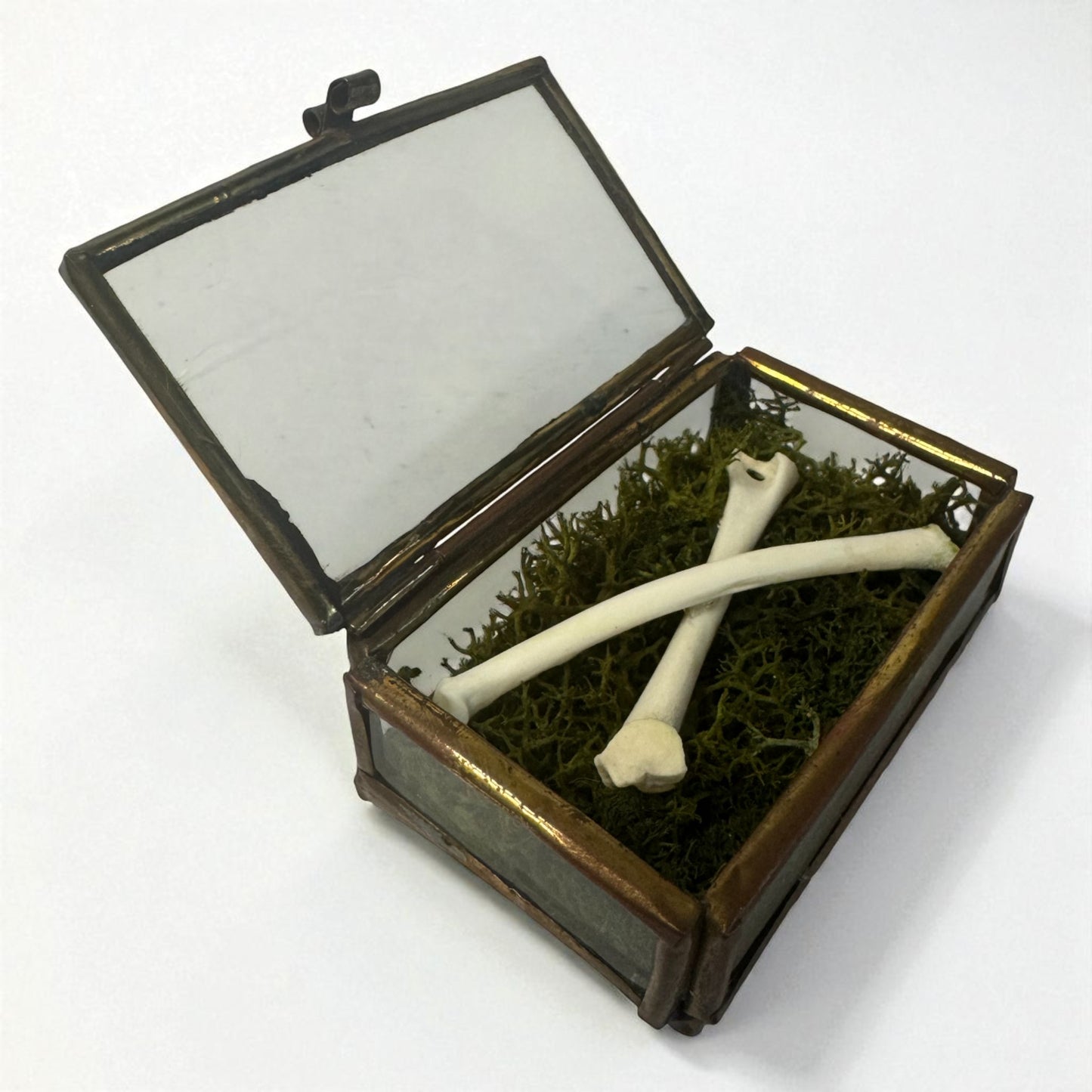 Vintage Glass Trinket Boxes