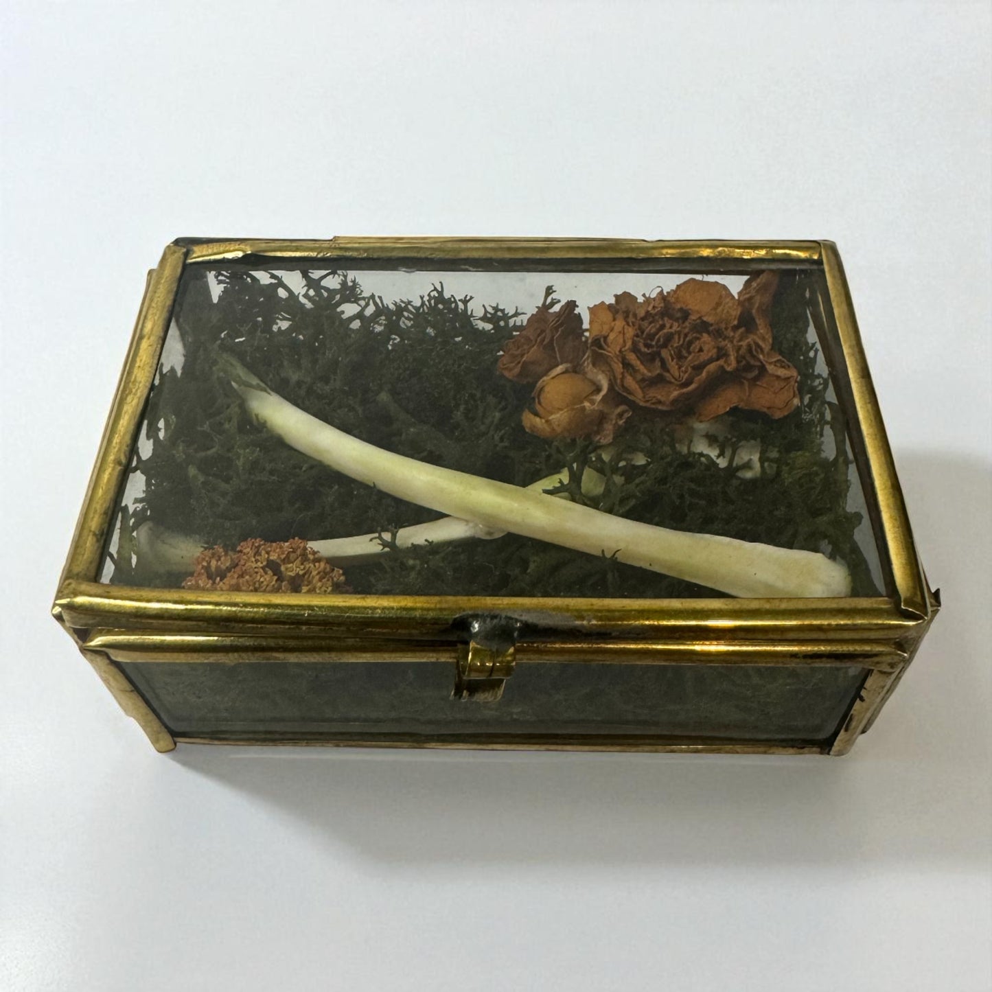 Vintage Glass Trinket Boxes