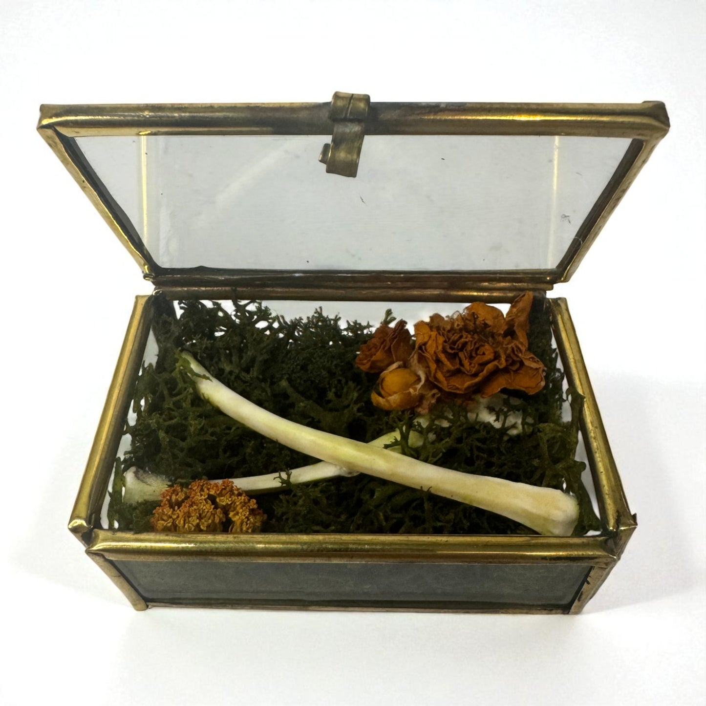 Vintage Glass Trinket Boxes