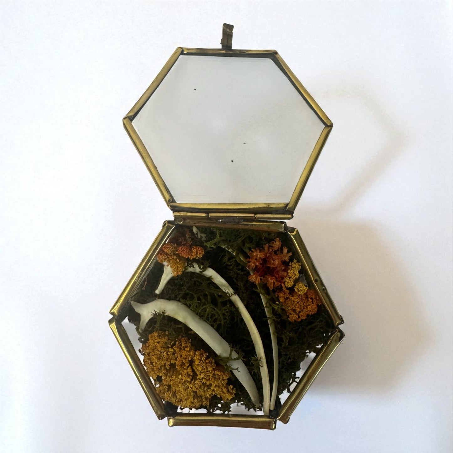 Vintage Glass Trinket Boxes