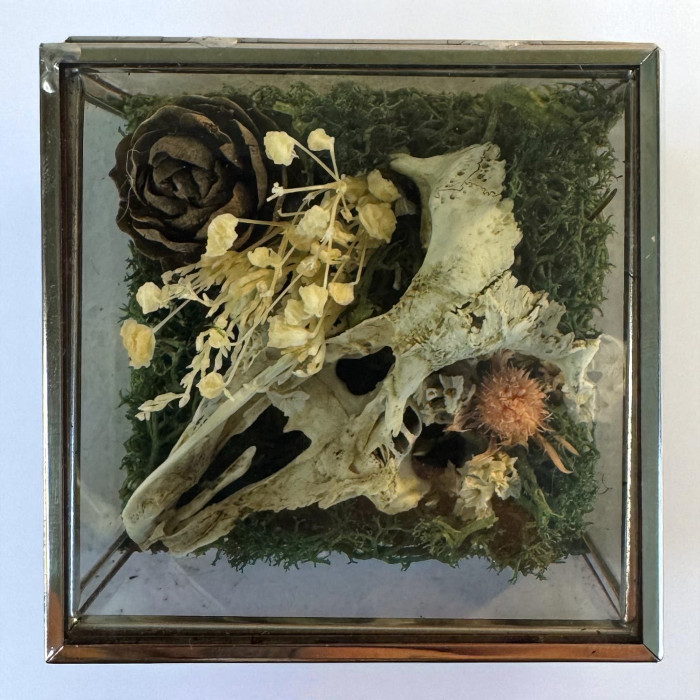 Vintage Glass Trinket Boxes