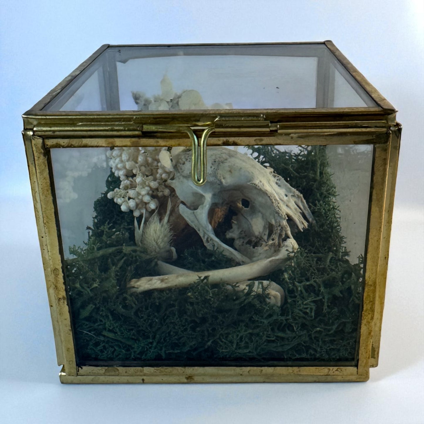 Vintage Glass Trinket Boxes
