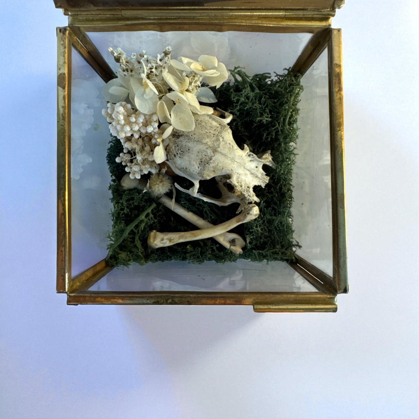 Vintage Glass Trinket Boxes