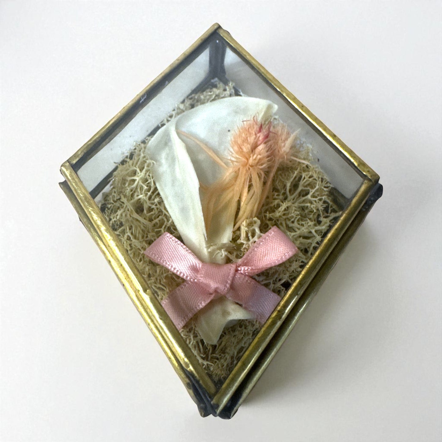 Vintage Glass Trinket Boxes