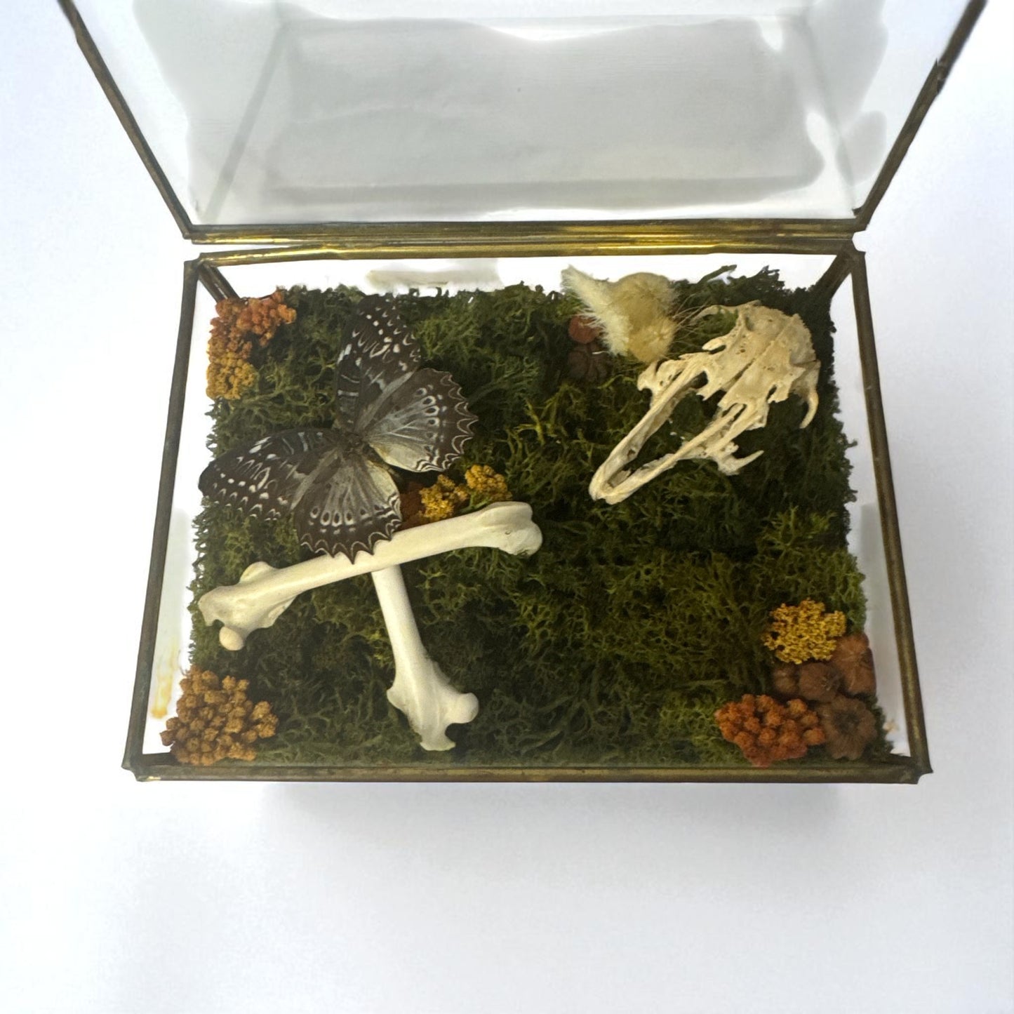 Vintage Glass Trinket Boxes