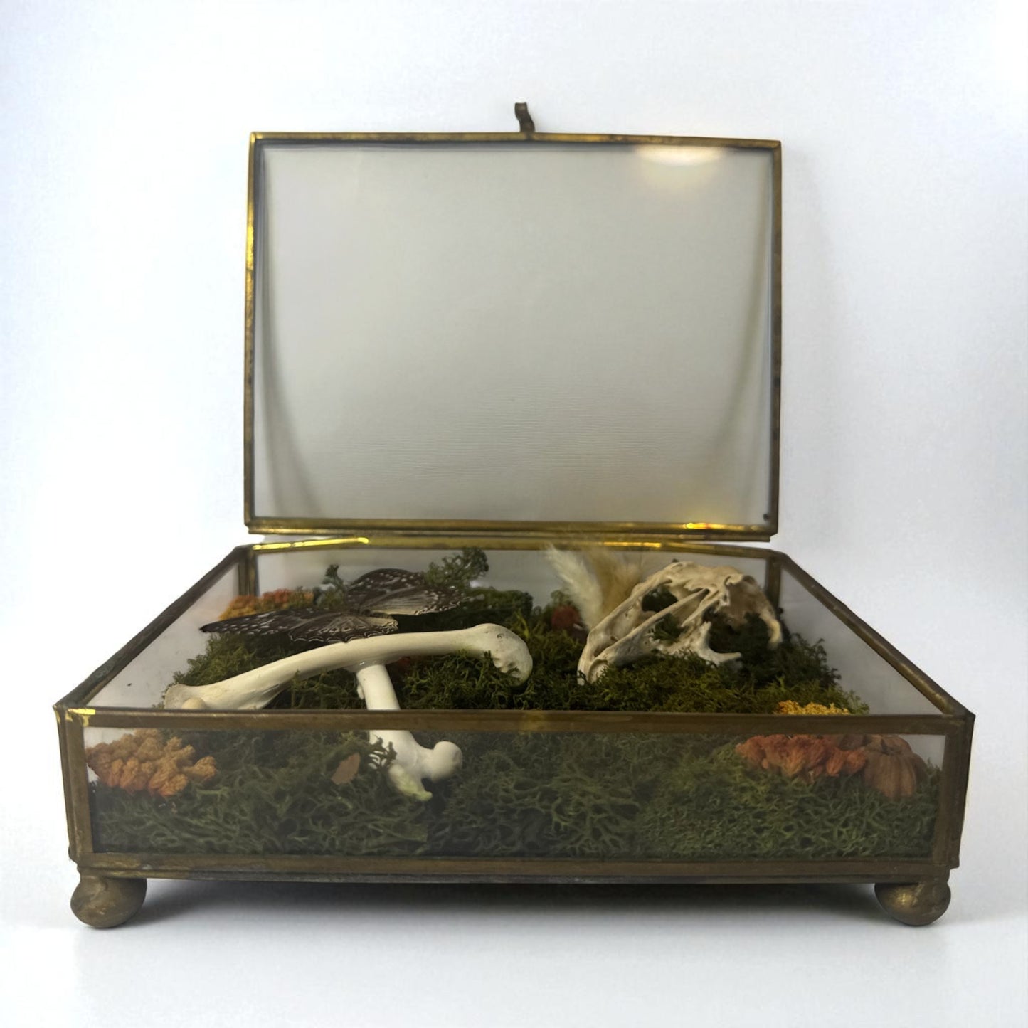Vintage Glass Trinket Boxes