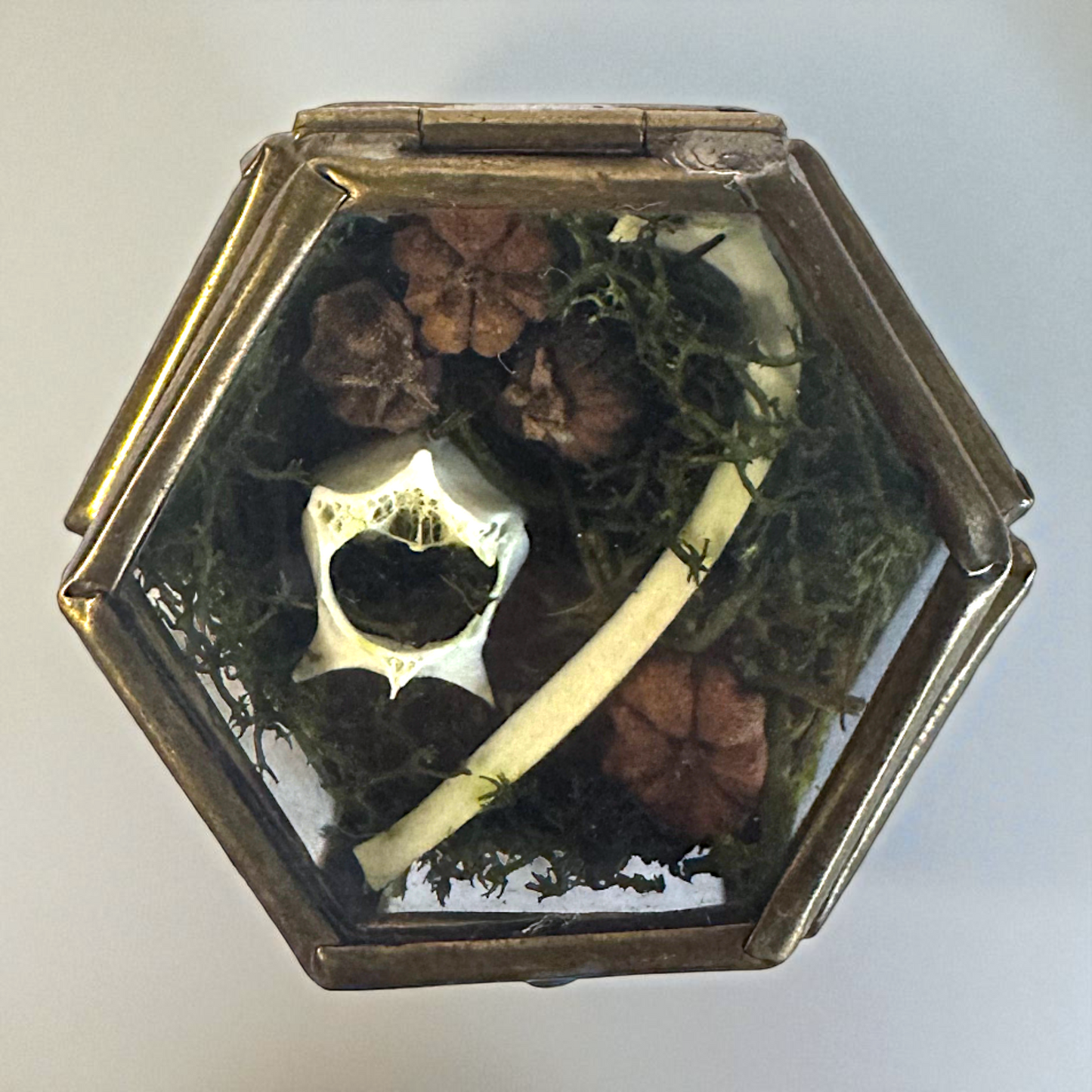 Vintage Glass Trinket Boxes