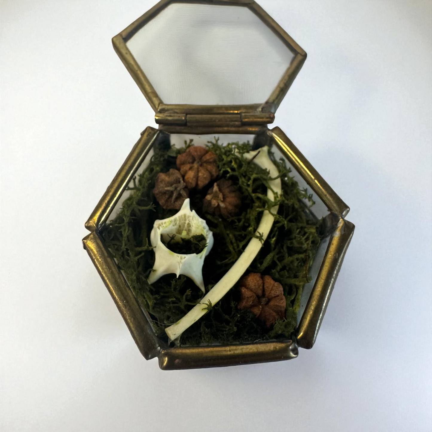 Vintage Glass Trinket Boxes