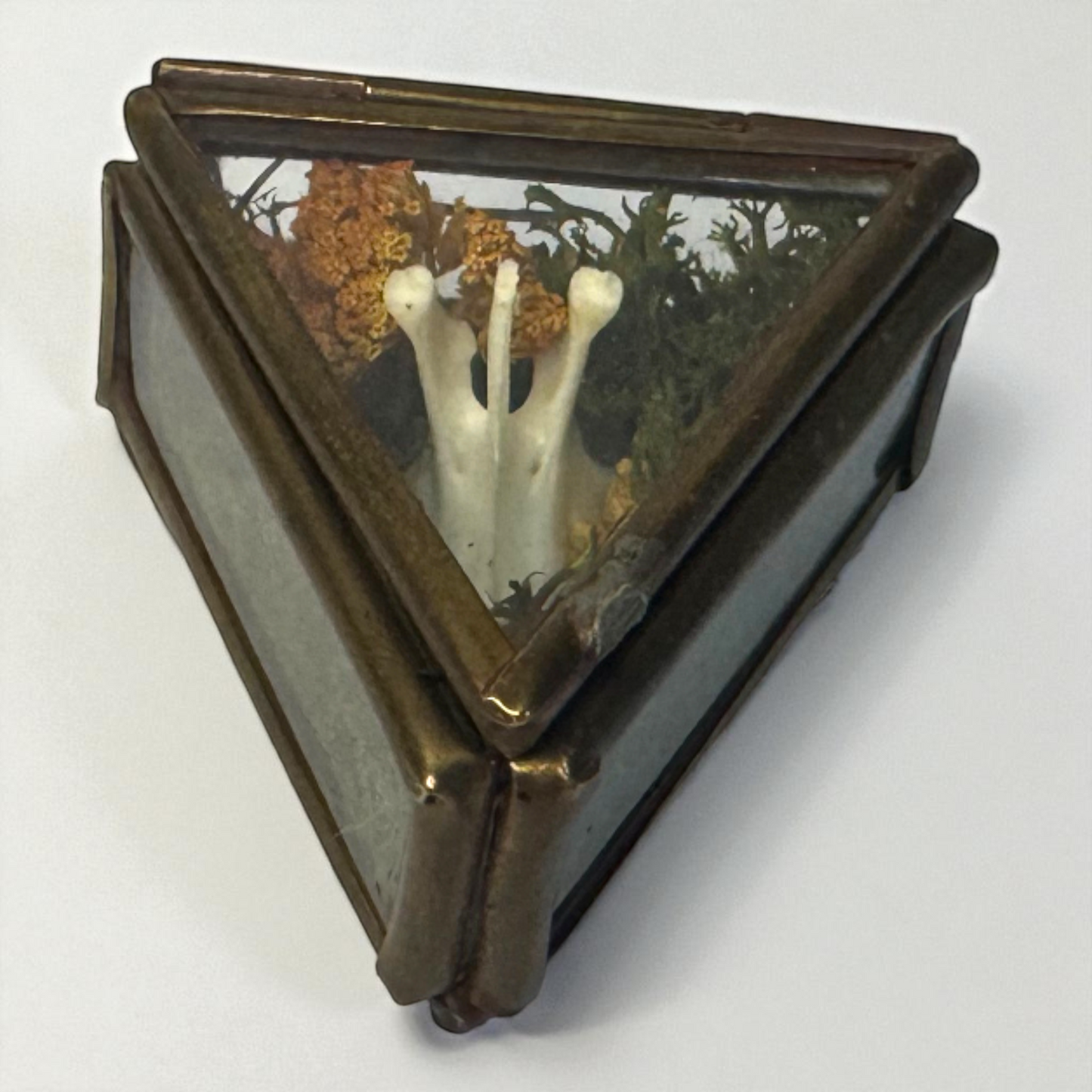 Vintage Glass Trinket Boxes