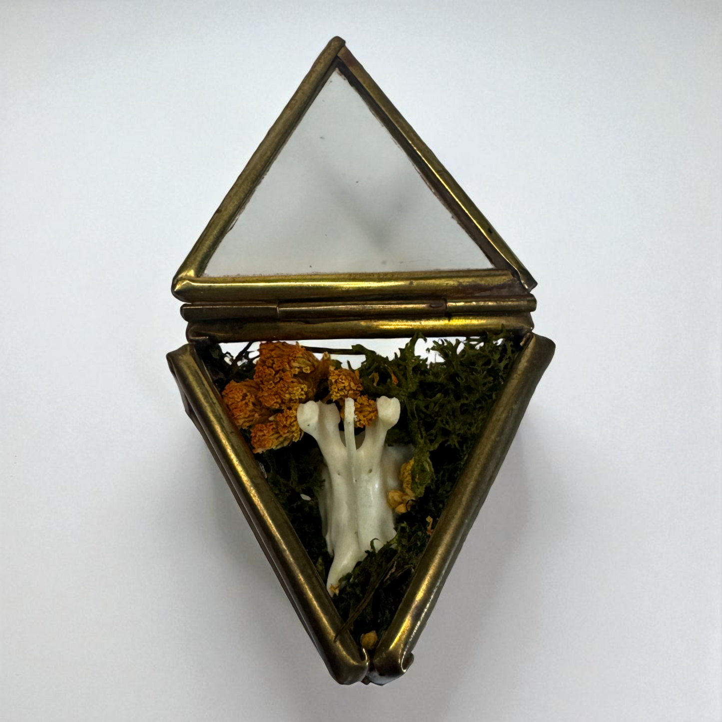 Vintage Glass Trinket Boxes