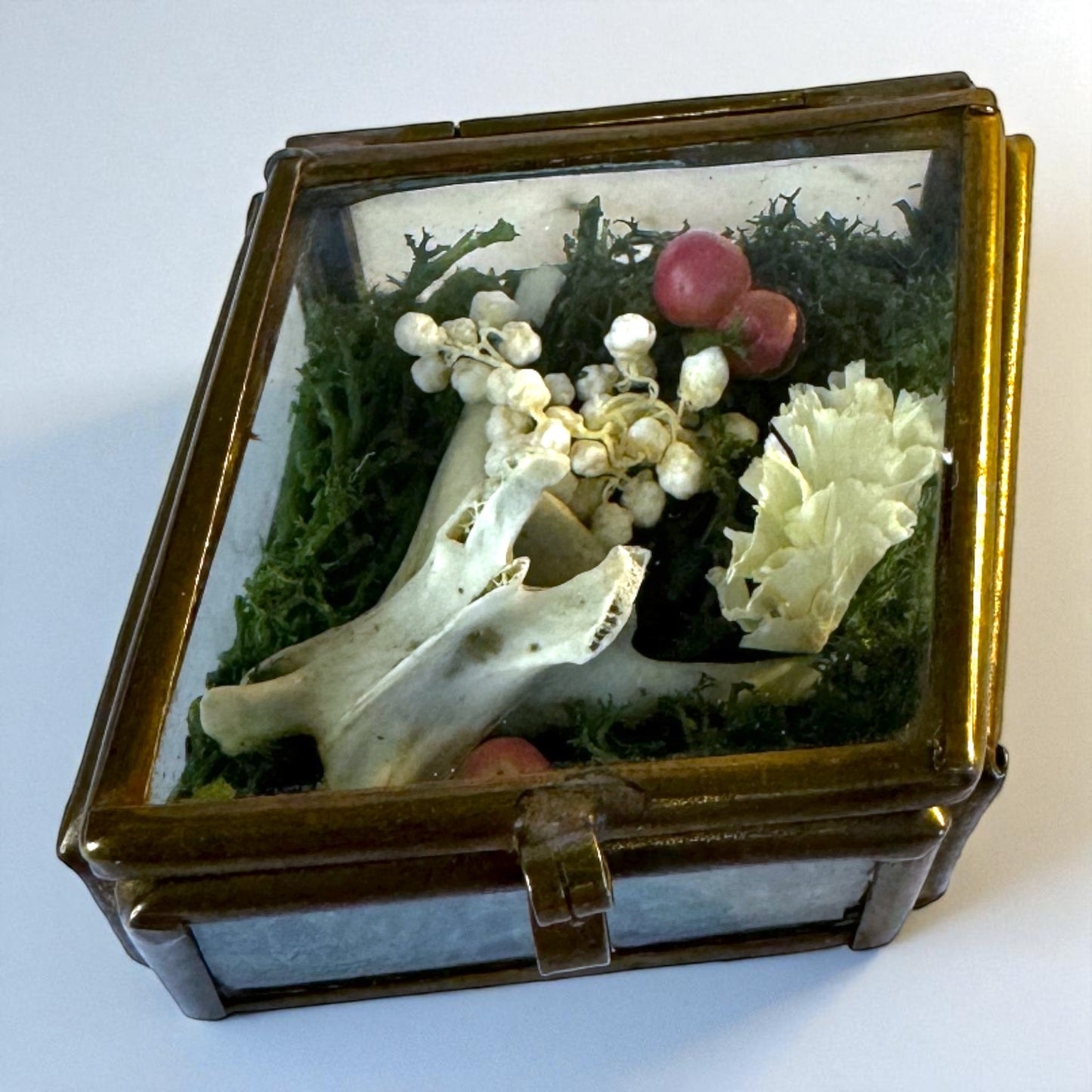 Vintage Glass Trinket Boxes