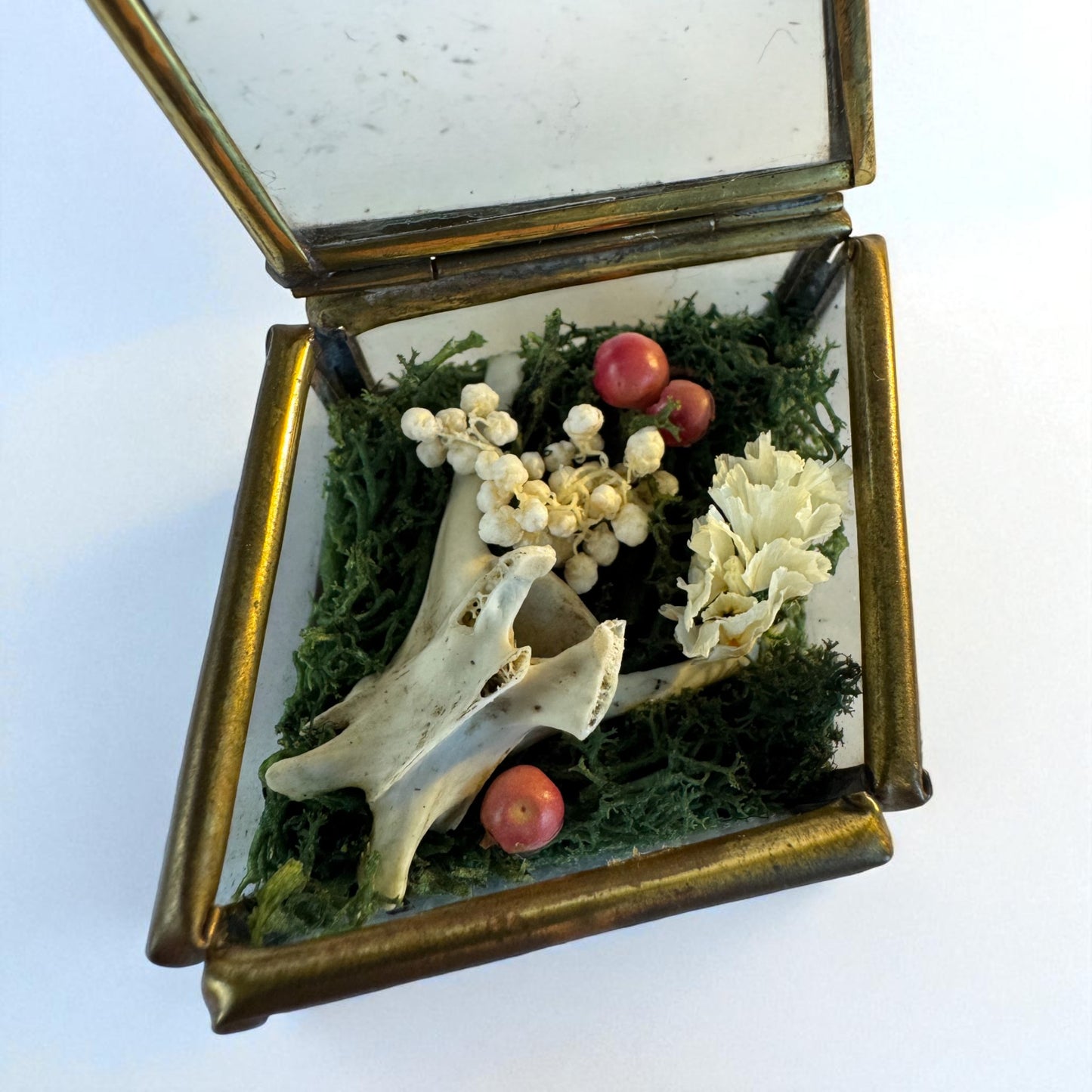 Vintage Glass Trinket Boxes