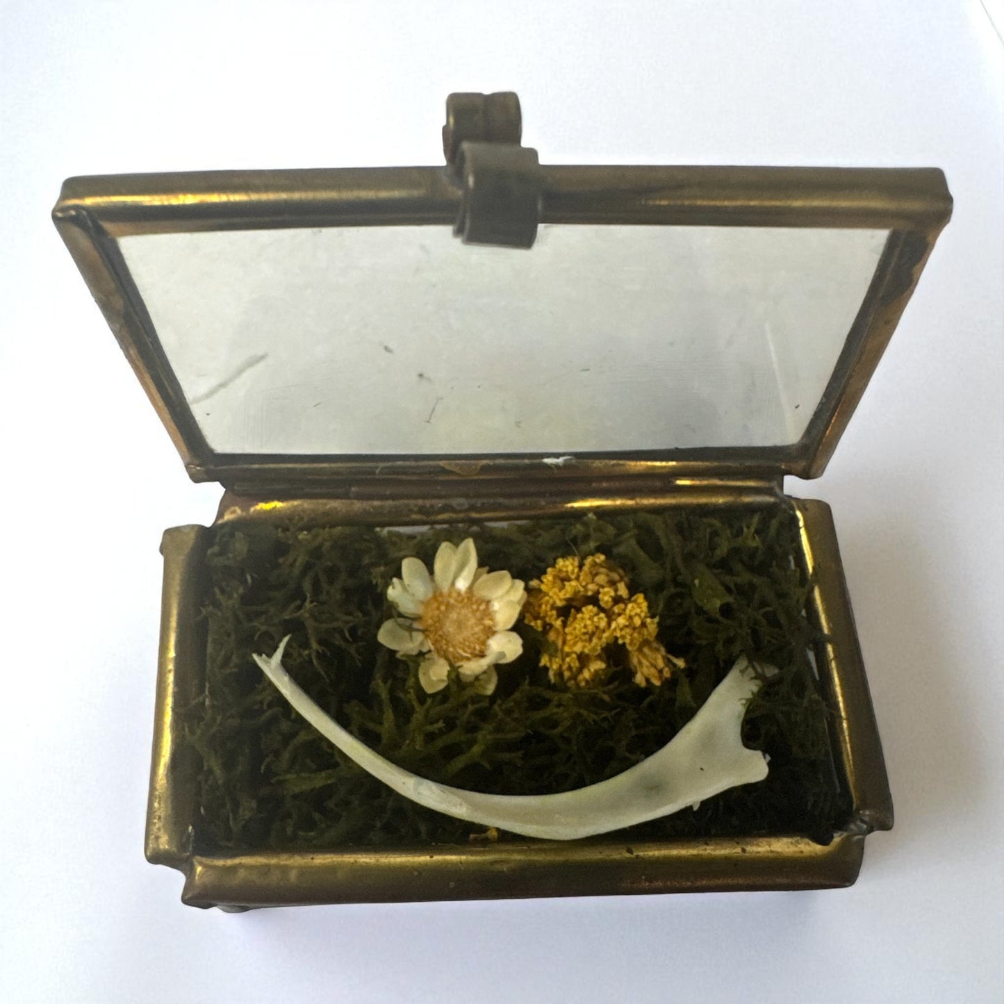 Vintage Glass Trinket Boxes