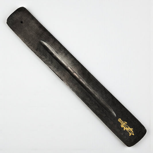 Black & Gold Dagger Incense Holder