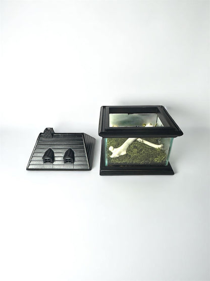 Vintage Glass Trinket Boxes