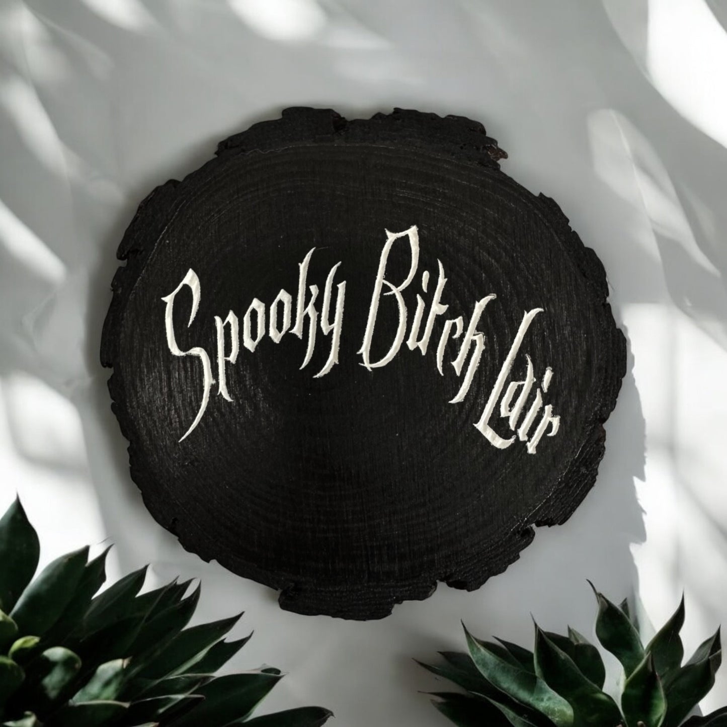 Spooky Bitch Lair Sign