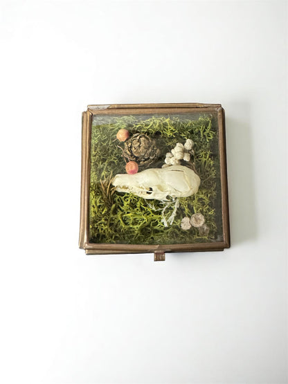 Vintage Glass Trinket Boxes