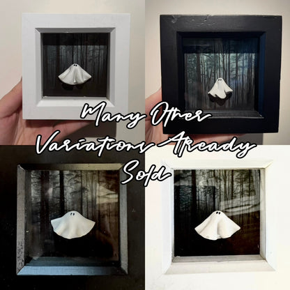 Forest Ghost Box (White or Black Frame)