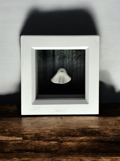 Forest Ghost Box (White or Black Frame)