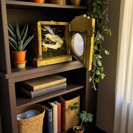 Antique Clock Case - Hidden World